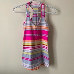 Lululemon Cool Racerback “Groovy Stripe”